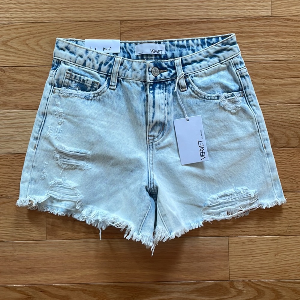 NWT High Rise Denim Shorts